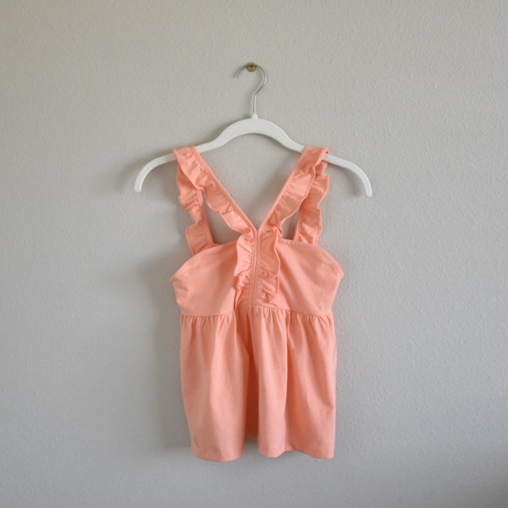 NWT Janie & Jack Ruffle Strap Jersey Top